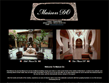 Tablet Screenshot of maisondo.com